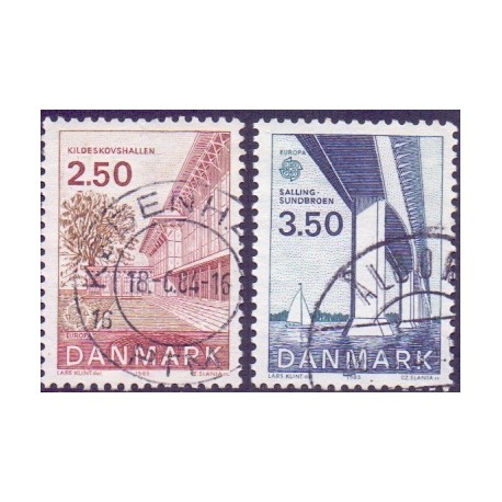 1983. Europamærke / CEPT. AFA nr. 778-79 postfrisk  Stemplet FDC