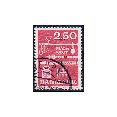 1983. Måling og vejning. AFA nr. 780 postfrisk  Stemplet FDC