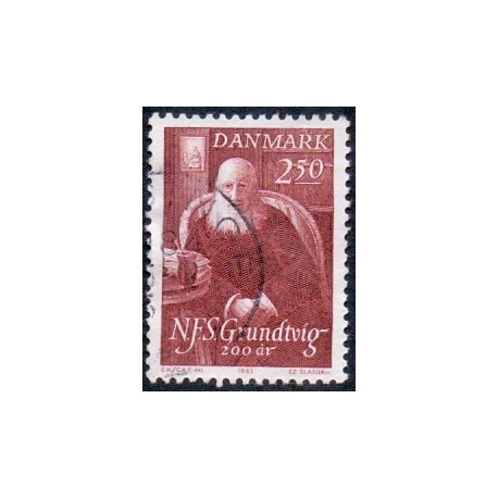 1983. N.F.S Grundtvig. AFA nr. 787 postfrisk  Stemplet FDC
