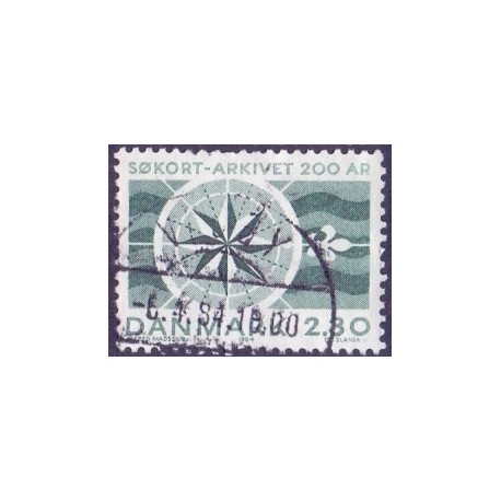 1984. Søkortarkivet. AFA nr. 799 postfrisk Stemplet FDC