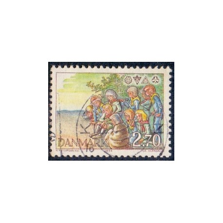 1984. Spejderliv. AFA nr. 802 postfrisk Stemplet FDC