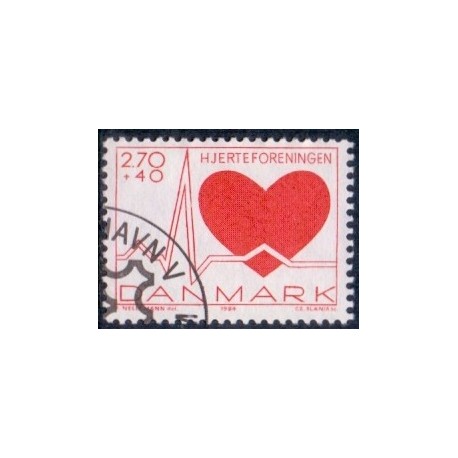 1984. Hvidsten Kro. AFA nr. 807 postfrisk Stemplet FDC
