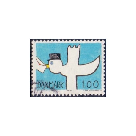 1984. Postfugl. AFA nr. 813 postfrisk Stemplet FDC