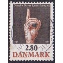 1985. Døves Landsforbund. AFA nr. 844 postfrisk    Stemplet FDC