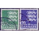 1986. Suppleringsværdier. AFA nr. 847-48 postfrisk  Stemplet FDC
