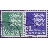 1986. Suppleringsværdier. AFA nr. 847-48 postfrisk  Stemplet FDC