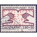 1986. Dansk Blindesamfund. AFA nr. 853 postfrisk   Stemplet FDC