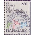 1986. De Danske Skytte/Gymnastik foreninger. AFA nr. 862 postfrisk  Stemplet FDC