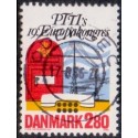 1986. PTTI's Europakongres. AFA nr. 863 postfrisk  Stemplet FDC