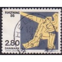 1986. Flygtning 86. AFA nr. 872 postfrisk   Stemplet FDC