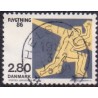 1986. Flygtning 86. AFA nr. 872 postfrisk   Stemplet FDC