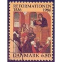 1986. Reformationen 450 år. AFA nr. 874 postfrisk   Stemplet FDC