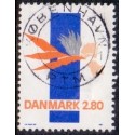 1987. Kunst af Lin Utzon. AFA nr. 877 postfrisk  Stemplet FDC