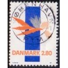 1987. Kunst af Lin Utzon. AFA nr. 877 postfrisk  Stemplet FDC