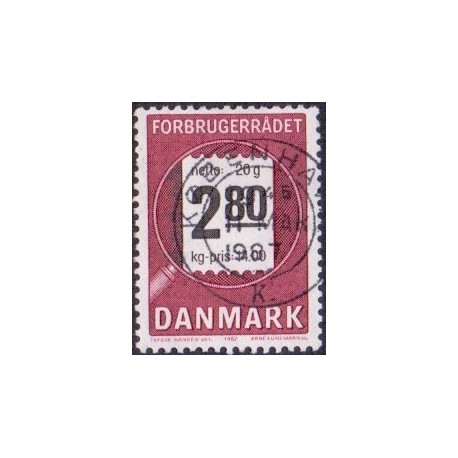 1987. Forbrugerrådet. AFA nr. 878 postfrisk   Stemplet FDC
