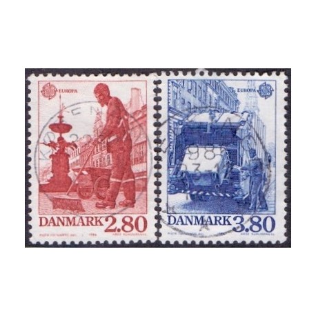 1986. Europamærker / CEPT. AFA nr. 870-71 postfrisk  Stemplet FDC