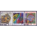 1987. Ribe Domkirke. AFA nr. 879-81 postfrisk   Stemplet FDC