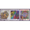 1987. Ribe Domkirke. AFA nr. 879-81 postfrisk   Stemplet FDC