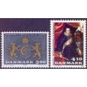 1988. Kong Christian. AFA nr. 903-04 postfrisk   Stemplet FDC