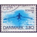 1987. Verdensmesterskaberne i roning. AFA nr. 887 postfrisk    Stemplet FDC