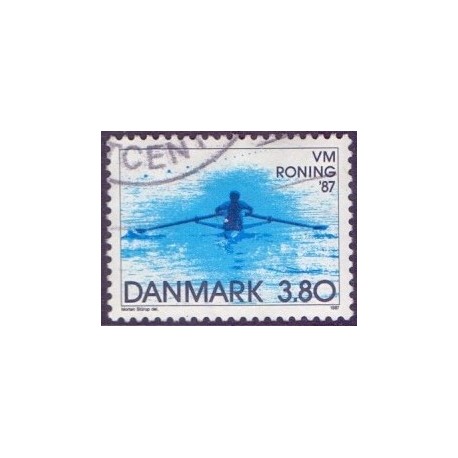 1987. Verdensmesterskaberne i roning. AFA nr. 887 postfrisk    Stemplet FDC