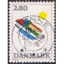 1987. Kunst af Ejler Bille. AFA nr. 891 postfrisk  Stemplet FDC