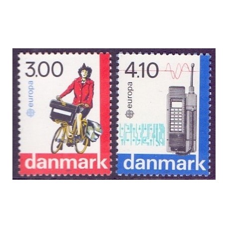 1988. Europamærker / CEPT. AFA nr. 911-12 postfrisk  Stemplet FDC
