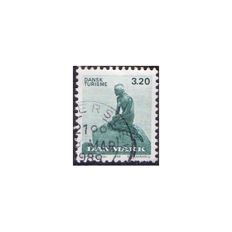 1989. Dansk Turisme 100 år. AFA nr. 932 postfrisk   Stemplet FDC