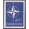 1989. Danmarks indtræden i NATO. AFA nr. 934 postfrisk   Stemplet FDC