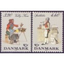 1989. Folkedragter. AFA nr. 936-37 postfrisk   Stemplet FDC