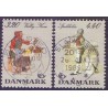 1989. Folkedragter. AFA nr. 936-37 postfrisk   Stemplet FDC
