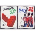 1989. Europamærker / CEPT. AFA nr. 938-39 postfrisk   Stemplet FDC