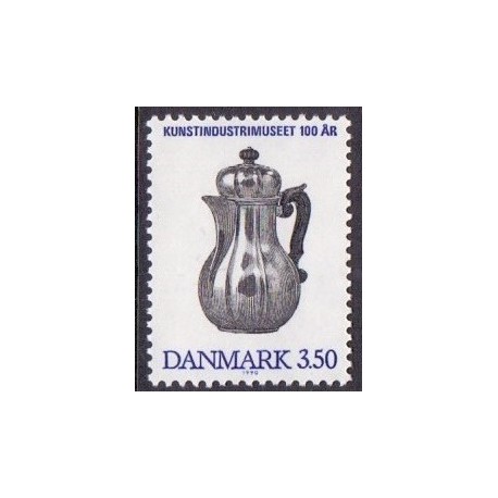 1990. Kunstindustrimuseet. AFA nr. 960 postfrisk     Stemplet FDC