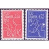 1991. Hold Danmark rent. AFA nr. 1003-04 postfrisk         Stemplet FDC