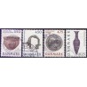 1992. Nationalmuseet. AFA nr. 1007-10 postfrisk         Stemplet FDC