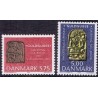 1993. Danefæ. Guldgubber.  AFA nr. 1035-36 postfrisk      Stemplet FDC