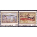 1988. Malerimærker. AFA nr. 921-22 postfrisk   Stemplet FDC