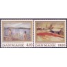 1988. Malerimærker. AFA nr. 921-22 postfrisk   Stemplet FDC