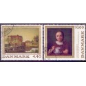 1989. Malerimærker. AFA nr. 949-50 postfrisk    Stemplet FDC