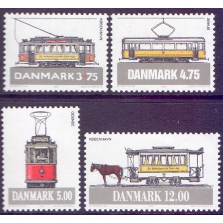 1994. Sporvogne. AFA nr. 1070-73  postfrisk   Stemplet FDC