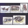 1994. Truede danske dyr. AFA nr. 1076-80  postfrisk  Stemplet FDC
