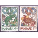 1999. Forårsbebudere. AFA nr. 1204-05 postfrisk      Stemplet FDC