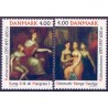 1997. Kalmarunionen 600 år. AFA nr. 1150-51 postfrisk      Stemplet FDC