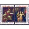 1997. Kalmarunionen 600 år. AFA nr. 1150-51 postfrisk      Stemplet FDC