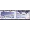 1998. Storebæltsforbindelsen. AFA nr. 1174-75 postfrisk       Stemplet FDC