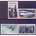 1995. 50-året for befrielsen. AFA nr. 1091-94  postfrisk      Stemplet FDC