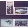 1995. 50-året for befrielsen. AFA nr. 1091-94  postfrisk      Stemplet FDC
