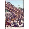 Spanien.  Sevilla Feria Alrededor de la Pasadera, used postcard