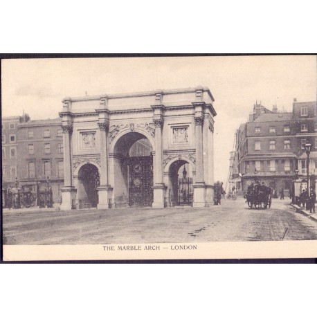 England. The Marble Arch- London, unused postcard