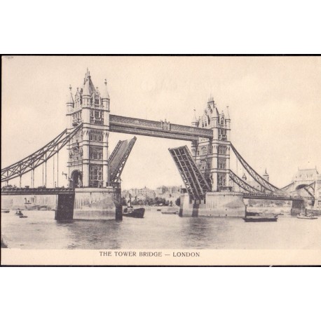 England. The Tower Bridge - London, unused postcard